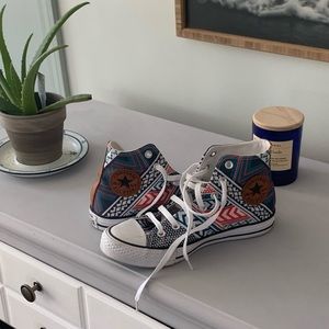 Converse Chuck Taylor’s in tribal print